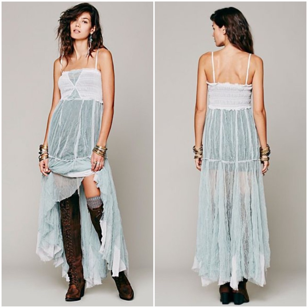 Intimately Free People Raw Tulle Maxi Dress